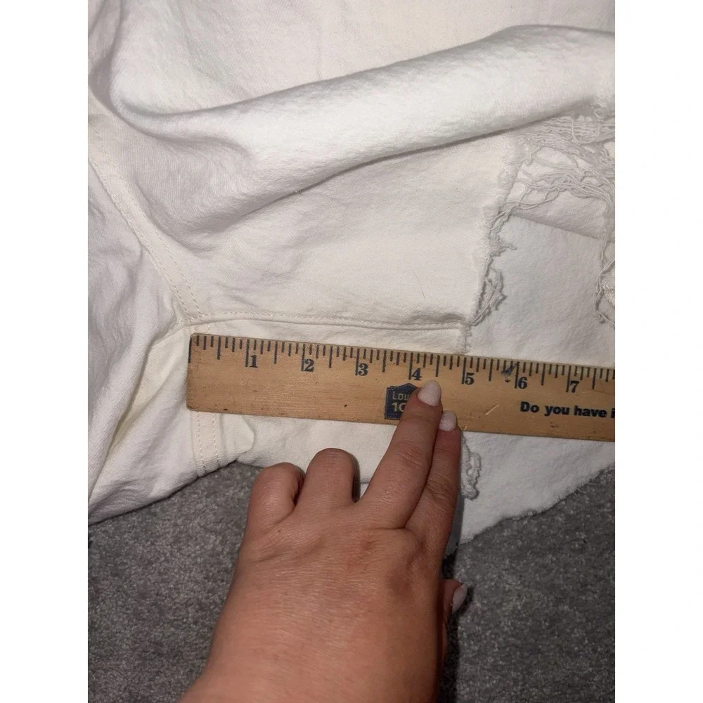levis 501 shorts white‎ button fly nwt 18w